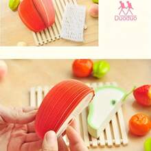 1pc/2pcs Apple & Pear Shaped Fruit Themed Round Self-Sticky Notes, Office Memo Pads For Fridge & Bulletin Board - Fruit Shapes - View 6