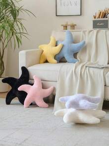 Gối trang trí hình sao biển bằng vải nhung mềm mại, dễ thương, phù hợp cho ghế sofa, giường ngủ, phụ kiện trang trí phòng đẹp mắt, với chất liệu lông giả mềm mại, thích hợp cho phòng ngủ, phòng khách, quà tặng tiệc tùng, gối ngoài trời, gối sân vườn, phong cách mùa hè. - Hồng - Xem 5