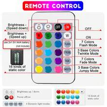 1m-40m RGB Color Changing LED Light Strip With 24-Key Infrared Remote Control, Smart Lighting For Living Room, Christmas Party, Bedroom - RGB - View 4