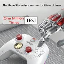 Wireless Switch Controller With Hall Effect Triggers, Rechargeable Gamepad For Nintendo Switch/IOS/Android/PC, Precision Racing & Shooting, Plug & Play - 查看 4