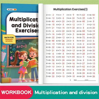 48 Pages Double-Digit Addition And Subtraction Workbook | Vertical Calculation Rearrangement Practice | Home Education Course | Mental Arithmetic Training Sheet | Arithmetic L Version