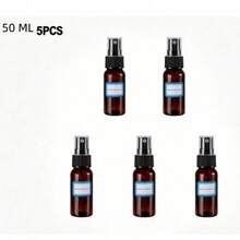 100ml Refillable Brown Plastic Spray Bottle, Travel Spray Bottle Suitable For Perfume And Liquid Cosmetics, Amber Plastic Bottle With UV Protection - Brown - View 12