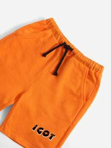 Tween Boys Graphic Print Short Sleeve T-Shirt And Shorts Set - Black - View 6