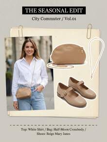 Burberry 1个拉链封口中号米色尼龙收纳包 - 英伦经典简约风格，压纹Logo细节，弧形贝壳造型，多功能化妆包，适合旅行和日常使用 - 棕色 - 查看 6