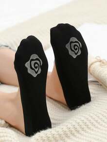 Socks Women's Invisible Ankle Short No-Show Set Foot Female Invisible Low Cut Summer Thin Breathable Non-Slip Ice Silk Boat Sock - Multicolor - View 4