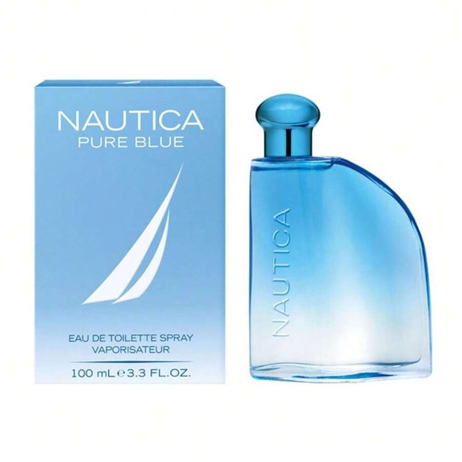 Nautica Pure Blue Mens EDT 100ml With Free Fragrance Gift - Woody & Earthy - View 1