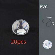 10/20 pièces Protège-coins en silicone pour meubles, design transparent et doux pour protéger les coins et les bords des meubles contre les dommages - C-Transparent - Voir 11