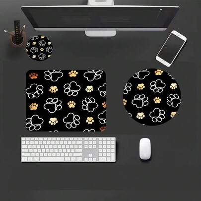 Small Square Mouse Pad Rotundity Mouse Pad, Anti Slip Rubber Base, Fun Mouse Pad, Suitable For Desktop Wireless Computer Mouse, Office Laptop, Home Office Decoration, Cute Office Mouse Pad Coaster Supplies As A Gift For Girls/, Multi-Size Selection