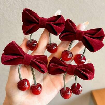 4Pcs Vintage Velvet…