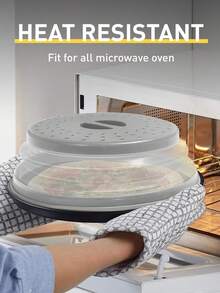 1 pieza Tapa para microondas, Utensilio de cocina multifuncional protector contra salpicaduras - Multicolor - Ver 6