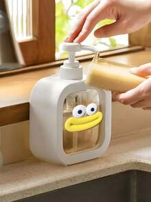 1pc Portable Lotion Dispenser, Compact Soap Liquid Pump Bottle, Compatible With Lotion, Laundry Detergent, Shampoo, Body Wash, Hand Soap, With Press Pump Head - Multicolor - View 6