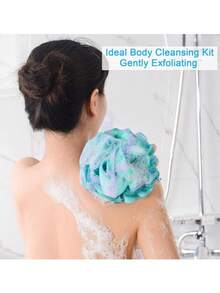 1pc Wash Bathing Sponge Loofahs , Exfoliating Bath Sponge Body Scrubber-Loofa Set (Randomly Send) - Bath Sponge - View 5