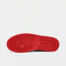 Nike Air Jordan Retro 1 Mid SE Black White Red Casual Shoes Men's HV4091-006 | Comfortable - 黑紅色 - 查看 6
