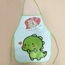 10pcs/1pc Cartoon Kids Painting Waterproof Apron, Durable Non-Woven Polyester Fabric Easy To Clean, Suitable For Craft Classes, Home Handwork - Multicolor - View 3