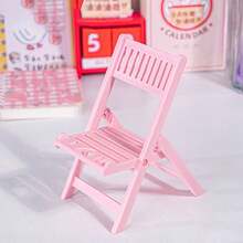 1pc Creative Phone Stand, Desk Slouchy Bracket, Cute Chair Shaped, Stable Heavy-Duty Design, Bedside Phone Holder - A - View 5