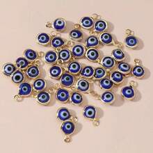 40颗/80颗恶魔之眼吊坠可作项链或手链佩戴 - 彩色 - 查看 5