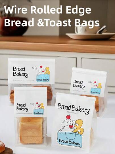 15 túi đựng bánh mì nướng/gói, túi tự dán kín, 3 kích cỡ để lựa chọn. Túi giấy nướng có cửa sổ trong suốt, thích hợp để bảo quản bánh mì tự làm tại nhà. Tuyệt vời cho việc nướng bánh tại nhà, các bữa tiệc, bữa tối, sinh nhật và các sự kiện thương mại.