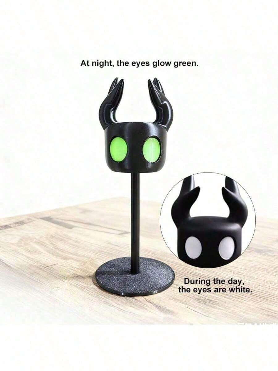 1pc 3D Printed Multifunctional Desk Stand, Hollow Knight Phone Holder, Ergonomic Headphone Stand, Game Console Bracket, Aluminum Alloy Desktop Organizer, Space-Saving Design, Durable Headphone Holder - Multicolor - View 1