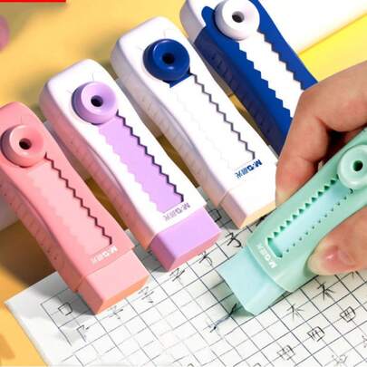 1块无痕超大橡皮擦，颜色随机，果冻质地，适合学生和儿童使用