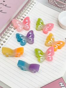 Cute Butterfly Erasers, Easy To Clean, Suitable As Valentine's Day Gifts. Student Gifts, School Supplies, School Entertainment Items, School Prizes, Teacher Classroom Items, Back To School Essentials - Butterfly Eraser - View 3