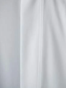 Áo khoác kimono dáng rộng, màu trơn, kiểu dáng cổ điển, đa năng, thích hợp mặc đi làm, ở nhà, đi biển, khoác ngoài áo tắm, áo khoác mùa hè nhẹ màu trắng. - trắng - Xem 8
