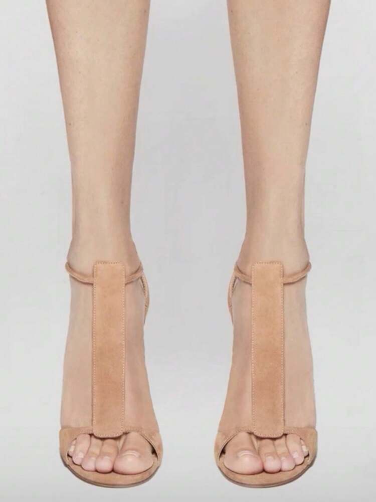 2026 New Arrival Niche Design Retro Open Toe High Heel Sandals, Elegant Slim Heels For Women Summer - Brown - View 7