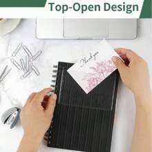 20/10/5pcs Self-Adhesive Label Holders, Transparent Name Card Sleeves 2 Sizes, Self-Adhesive Checkbook Covers, Waterproof Labels For Storage Boxes, Classrooms, Offices And Home Organization - Rectangle - View 6