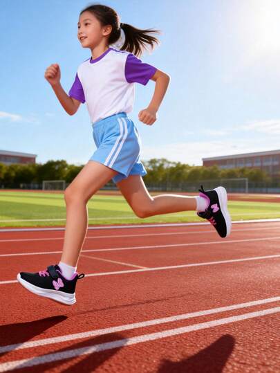 1 đôi giày thể thao lưới thoáng khí họa tiết bướm cổ điển cho trẻ em mùa xuân/thu, đa năng, nhẹ, phù hợp cho mang hàng ngày, giày thể thao cần thiết cho mùa tựu trường dành cho trẻ lớn.