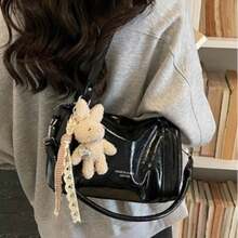 Women Shoulder Bags - Black, No Pendants - View 3