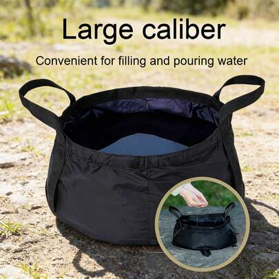 Portable Travel Wash Basin, Multi-Functional Basin Suitable For Travel, Camping And Home Use, Lightweight And Foldable Wash Basin For Business Trip, Beauty And Outdoor Storage