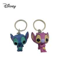 Miniso Disney Stitch & Angel Keychain Set, Cute Cartoon Couple Keychains 2pcs, Lilo & Stitch 3D Figurine Backpack Charm, Suitable For Birthday, Valentine's Day, Anniversary, Christmas, Halloween, Party Celebration Gifts - View 9