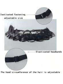 European And American Faux Braid Headband, New Fishbone Braid Fashion Hair Accessories - Multicolor - View 7