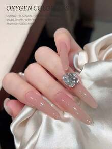 MISSMONDAY 1瓶15毫升透明粉色凝胶指甲油，持久耐用，可浸泡在LED/UV灯下，女士家用美甲沙龙礼品 - 珊瑚粉 - 查看 5