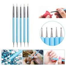 20pcs Ceramic Art Tools Set, Including Polymer Clay, Modeling Board, Acrylic Rods, Flower Petal Dotting Pen - 20-piece Pottery Tool Set 15S - View 2