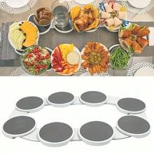 Lazy Susan Turntable For Dining Table Tabletop Rotating Serving Tray 360° - View 6
