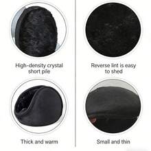1pc Winter Warm Foldable Ear Muffs, Unisex Plush Earmuffs For Cold Weather - Multicolor - View 7