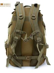 LUPU Mountain Backpack For Camping, Hiking, Outdoor Activities, Multifunctional Travel Backpack, Multipurpose, Relieves Shoulder Pressure, Large Capacity, Multi-Layer Partition, Durable - Blue - View 3