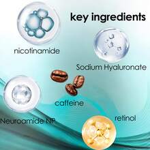 Xioimy 70克视黄醇保湿眼霜；深层滋养保湿，高效补水，紧致眼周肌肤，用于眼部护理，令眼周肌肤水润柔滑。 - 白色 - 查看 2