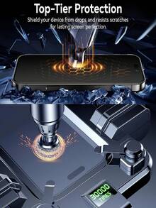 5pcs Matte Tempered Glass Screen Protector Compatible With IPhone 17 Air/17 Pro Max/16 Pro Max/17e/16e/16/15/14/13/12/11/Plus/X/XS/XR/XS Max/Mini 9H Tempered Glass Film, Anti-Fingerprints, Smooth As Silk, Case Friendly, Anti-Glare - Clear - View 2