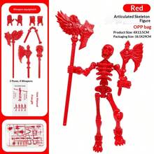 Creative DIY 3D Skeleton Model Assembly Toy - Multi-Joint Movable Skeleton Doll - Figurine Decoration Gag Toy - Halloween Gift - Multicolor - View 19