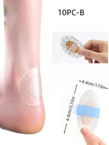 Bộ 10/20/30 miếng đệm gót siêu mỏng chống ma sát, bảo vệ hai bên và gót chân, ngăn ngừa trầy xước khi mang giày cao gót, dùng được cho cả nam và nữ. - A - Xem 14