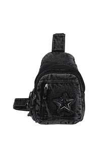 YOONI INS Star Embroidery Shoulder Crossbody Chest Bag, Women Mini Backpack Casual Versatile Small Bag - Multicolor - View 13