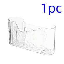 1 peça/2 peças Caixa de Armazenamento de Sacolas de Lixo de Grande Capacidade Montada na Parede, Organizador de Cozinha e Banheiro Economizador de Espaço com Vários Compartimentos para Fácil Acesso, Material de Plástico Durável, Organização Doméstica Perfeita, Suporte para Sacos de Lixo - Visão 9