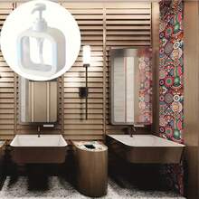 2pcs Transparent Plastic Pump Dispenser Bottles, Refillable, Suitable For Hand Wash, Shampoo, Body Wash, Travel Lotion - Multicolor - View 7