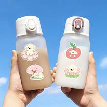 50张原创春季小狗乙烯基贴纸，美观实用，适用于剪贴簿、日记、保险杠、滑板、水瓶、头盔、水杯、汽车贴纸等。 - 彩色 - 查看 9