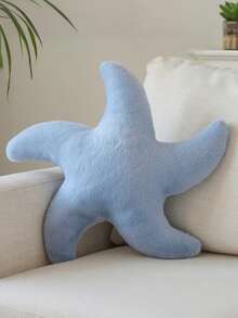 1个海星抱枕，可爱装饰抱枕，适用于沙发床，美观的房间装饰靠垫，柔软仿兔毛，适用于卧室客厅，春夏抱枕，靠垫，抱枕套，卧室装饰，房间装饰，母亲节礼物，派对礼物 - 藍色 - 查看 9