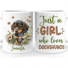 Just A Cat Lover Girl, Customized Name Ceramic Coffee Mug, Double-Sided Printing Reusable Cup, Microwave And Dishwasher , Suitable For Women And Girls On Birthday And Mother's Day - Squirrel - View 13