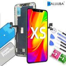 MALUUBA Juego de reparación de pantalla de repuesto para iPhone 12 Pro Max, ensamblaje de pantalla LCD con digitalización de toque 3D, almohadilla magnética de vidrio frontal de 17.02cm, herramientas de reparación, modelos A2342 A2410 A2411 A2412 - LCD - Ver 2