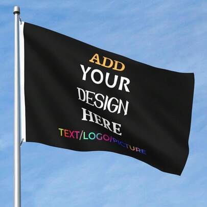 Tapiz personalizado con bandera/pancarta, tamaño personalizable, bandera de jardín o patio personalizada, logotipo, texto o gráfico de creación propia, decoración de pared