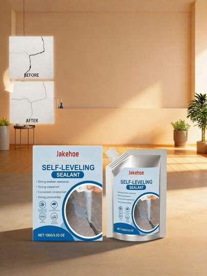 Waterproof Self-Leveling Sealant, Auxiliary Waterproof Base Material Protection For Indoor And Outdoor Use